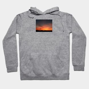 Orange horizon sunset Hoodie